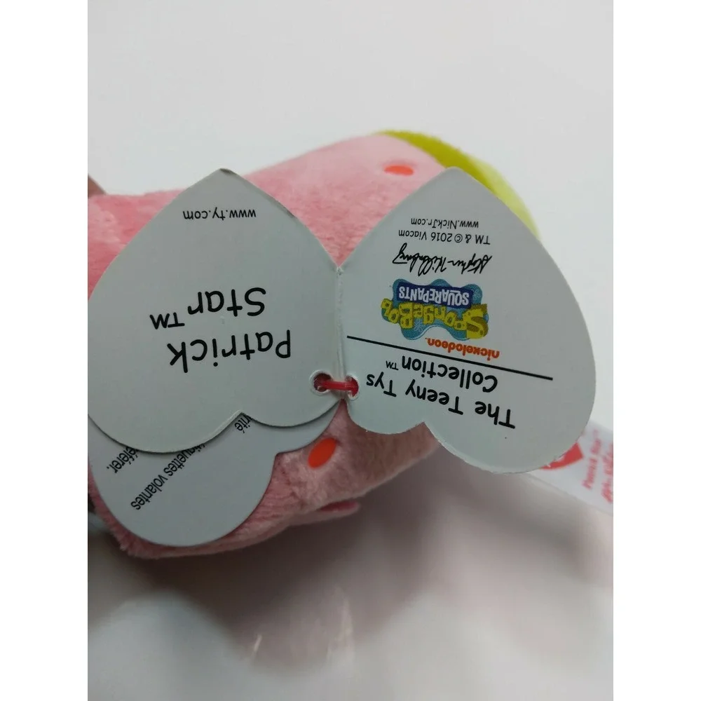 New Nickelodeon Teeny Tys‎ SpongeBob Patrick Plush Stuffed Toys Set Kids Gift
